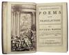 POPE, ALEXANDER; et al.  Miscellaneous Poems and Translations. By Several Hands.  1712
